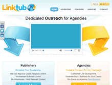 Tablet Screenshot of linktub.com